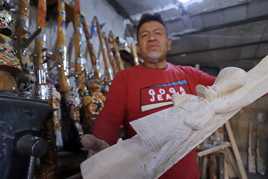 El artesano David Montes.