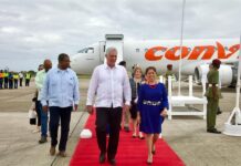 Miguel Díaz-Canel, visita Belice