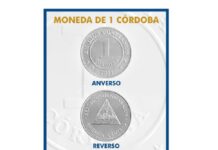 Una nueva emisión de la moneda de un córdoba de Nicaragua, que mantendrá en uno de sus lados la leyenda "En Dios Confiamos", entrará en circulación a partir del próximo lunes 27 de febrero, informó este sábado el Banco Central nicaragüense.