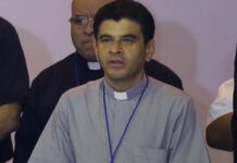 Organismo pide saber cómo se encuentra obispo nicaragüense encarcelado El Centro Nicaragüense de Derechos Humanos (Cenidh) exigió este lunes saber cómo se encuentra el obispo nicaragüense Rolando José Álvarez Lagos, condenado a 26 años y 4 meses de prisión tras negarse a ser desterrado por el Gobierno de Daniel Ortega a Estados Unidos.