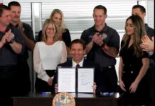 DeSantis firma ley que pone fin al "reino corporativo" de Disney en Florida El gobernador de Florida, Ron DeSantis, firmó este lunes la ley por la que los parques de Disney en Orlando dejan de tener autobierno, una medida tomada después de que el gigante del entretenimiento se declarara en contra de su polémica política conocida como "No digas gay".