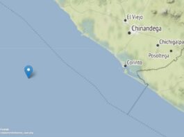 Un sismo de magnitud 5 en la escala de Richter sacudió este domingo la costa del Pacífico de Nicaragua, sin que se reportaran víctimas ni daños materiales, informó el Instituto Nicaragüense de Estudios Territoriales (Ineter).