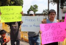 Migrantes en el sur de México exigieron papeles para transitar hacia EE.UU. migrantes
