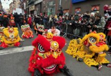 Nueva York cierra festejos del Año Nuevo Lunar con un multitudinario desfile año nuevo chino