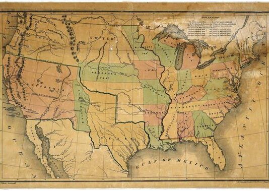 Exhiben en Denver el tratado que "alteró drásticamente" a México y EE.UU. mapa que fue ordenado por el presidente James K. Polk