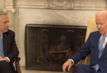 El presidente de Argentina, Alberto Fernández, pidió este miércoles a su homólogo de Estados Unidos, Joe Biden, que siga apoyándolo en las negociaciones con el Fondo Monetario Internacional (FMI).
