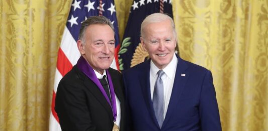 Bruce Springsteen con Joe Biden (1)