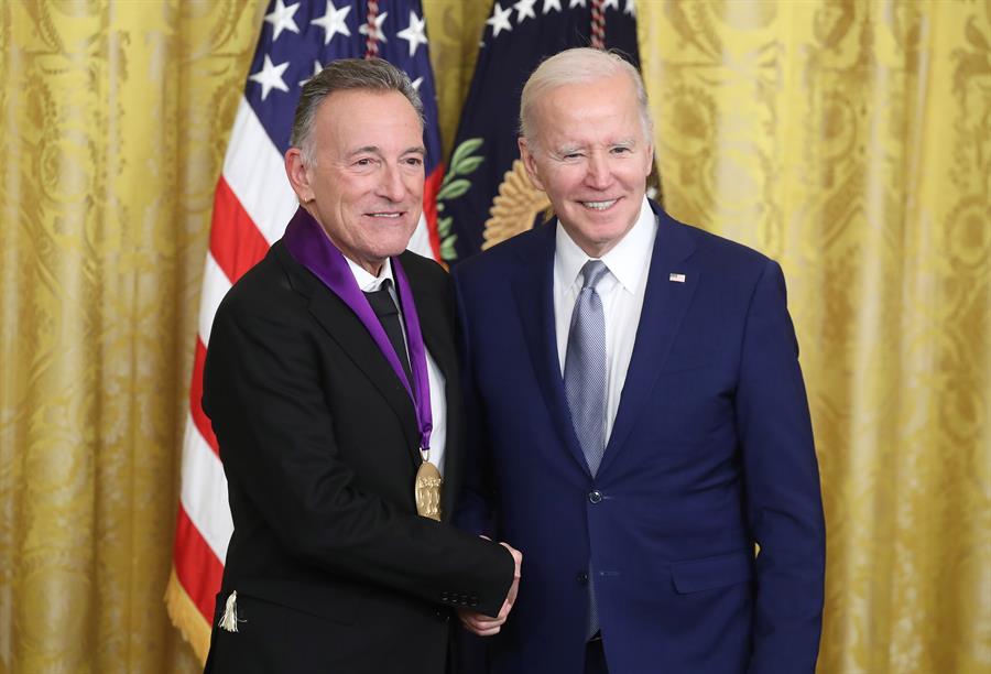 Bruce Springsteen con Joe Biden (1) Bruce Springsteen con Joe Biden (1)