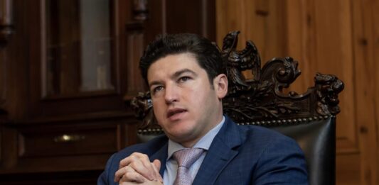 El Gobernador del Estado de Nuevo León, Samuel García