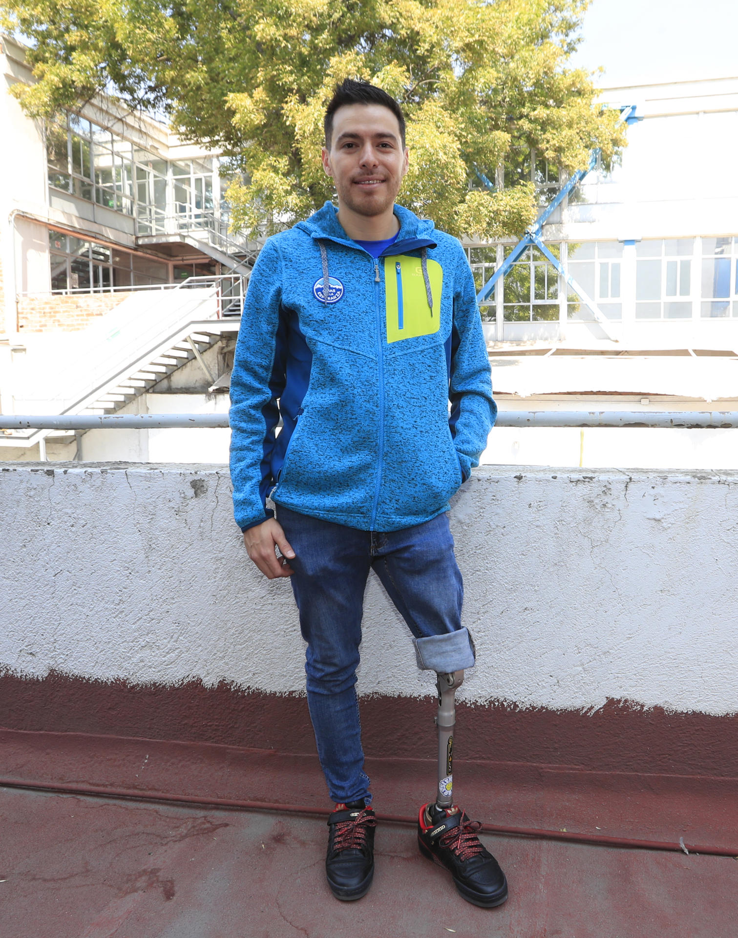 El atleta sobreviviente de C&aacute;ncer, David Eliseo