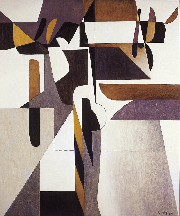 Hier&aacute;tica IV (1971). &Oacute;leo sobre lienzo.