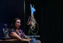 La directora del Centro Internacional de Animación Taller del Chucho, Angélica Lares