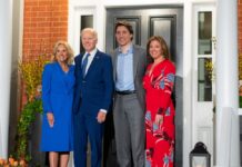 Trudeau y Biden se reúnen en Ottawa para tratar las crisis de Ucrania y Haití El primer ministro canadiense, Justin Trudeau, y el presidente de EE.UU., Joe Biden, se reunieron este viernes en Ottawa para tratar la invasión rusa de Ucrania, la crisis de Haití y el flujo de migrantes entre los dos países. Foto twitter.
