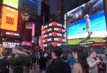 Nueva York pasa del icónico "I ♥ NY" a su nuevo logo pospandemia: "We ♥ NYC" Vista del nuevo logo We Love NYC (1)