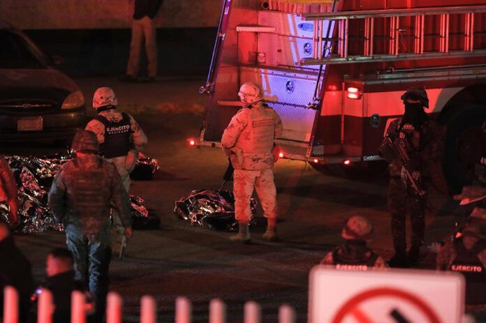 cuerpos de migrantes fallecidos durante un incendio en las instalaciones del Instituto Nacional de Migración (3) cuerpos de migrantes fallecidos durante un incendio en las instalaciones del Instituto Nacional de Migración (3)