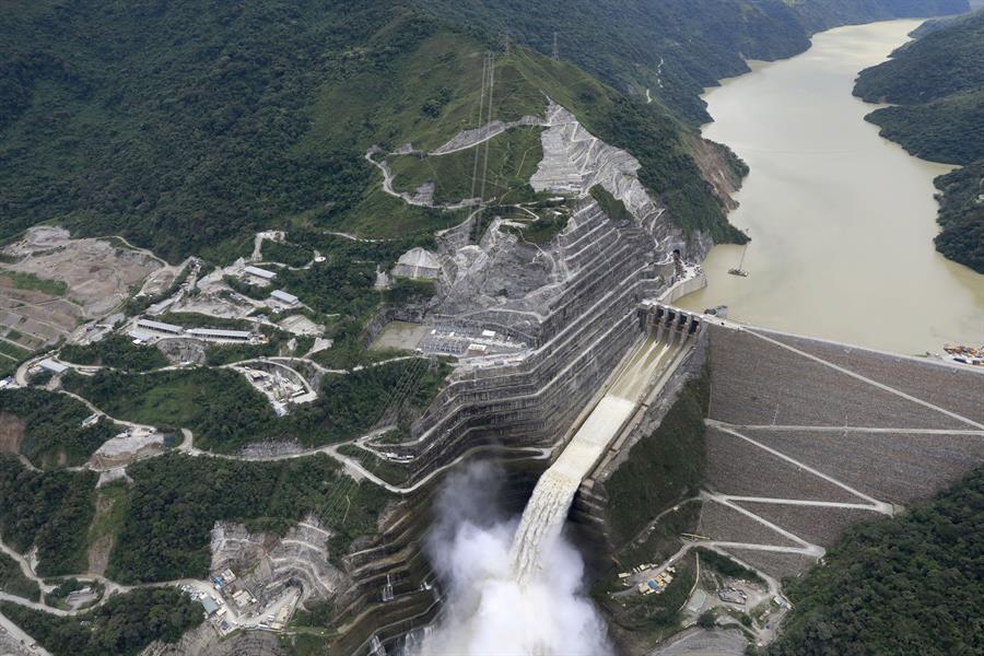 el proyecto Hidroituango, ubicado sobre el r&iacute;o Cauca entre Ituango y Puerto Valdivia