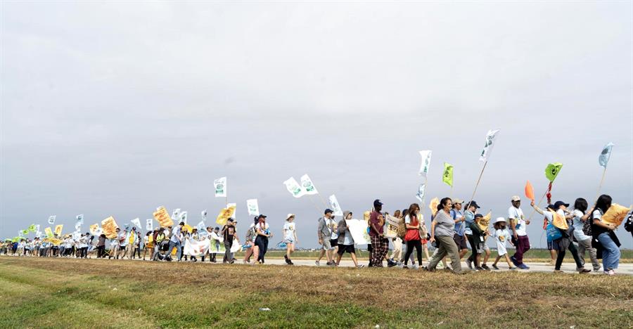 trabajadores agrícolas de Florida durante el primer día una marcha de cinco días (1) trabajadores agrícolas de Florida durante el primer día una marcha de cinco días (1)