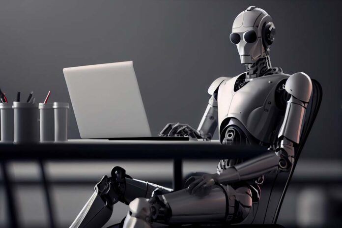 Robot online assistance and machine customers support Robot online assistance and machine customers support