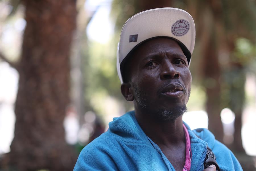 Delisonne Salntisalnt, migrante de origen haitiano.