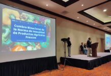 México y EE.UU. se comprometen a modernizar la vigilancia de los alimentos Autoridades de México y Estados Unidos celebraron este sábado la Cumbre Binacional de la Norma de Inocuidad de Productos Agrícolas Frescos (PSR, por sus siglas en inglés), en la que se comprometieron a impulsar acciones para modernizar la vigilancia sanitaria en los alimentos.