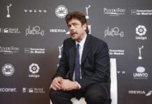 El actor y productor puertorriqueño Benicio del Toro