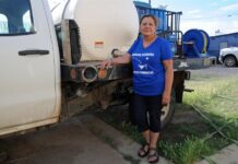 La presidenta de Fronteras Compasivas, la salvadoreña Dora Rodríguez (2)