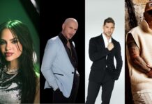 La dominicana Natti Natasha, el cubano americano Pitbull, el puertorriqueño Wisin, y el español David Bisbal, que serán parte de la terna de artistas que actuarán en la ceremonia de los Latin AMAs, a celebrarse el próximo 20 de abril en Las Vegas, Nevada.