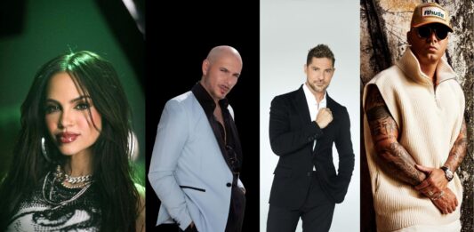La dominicana Natti Natasha, el cubano americano Pitbull, el puertorriqueño Wisin, y el español David Bisbal, que serán parte de la terna de artistas que actuarán en la ceremonia de los Latin AMAs, a celebrarse el próximo 20 de abril en Las Vegas, Nevada.