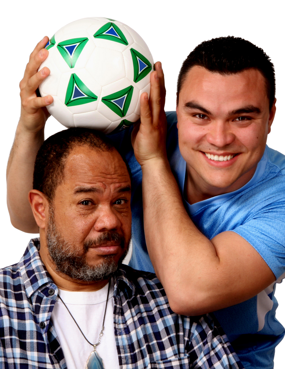 Pérez y Josean Ortiz en “El Gol de Alex”.