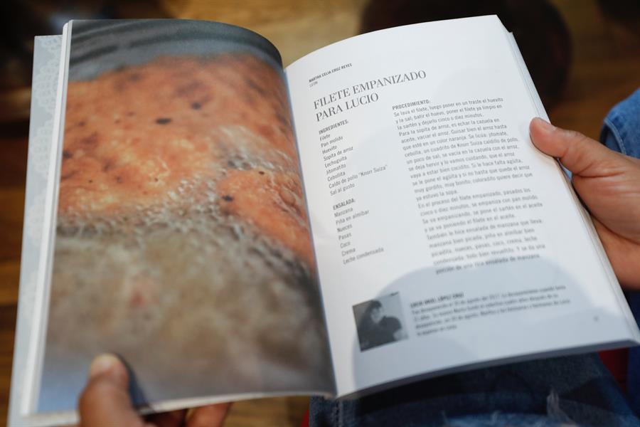 el libro Recetario para la memoria&rdquo;, un libro con 80 platillos que homenajea a personas desaparecidas