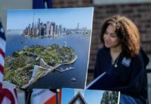Megaproyecto en la Isla de los Gobernadores busca enfrentar al cambio climático presentacion de mega proyecto en Nueva York