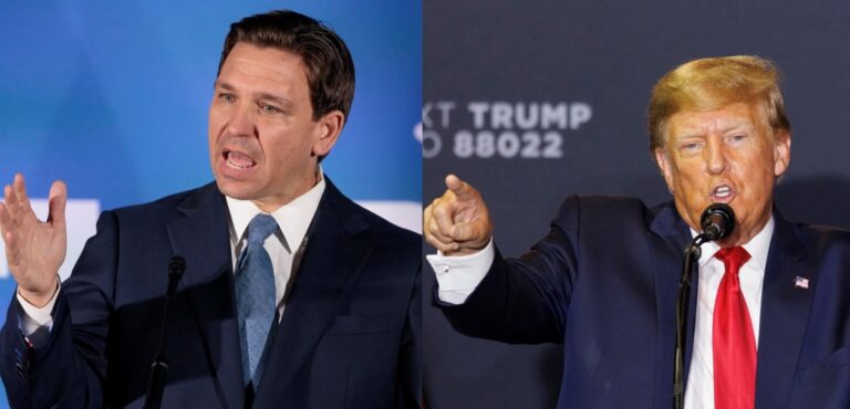 DeSantis y Trump buscan la atención de las bases republicanas en Iowa, un estado clave