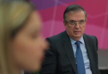 El canciller mexicano, Marcelo Ebrard