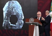 México recupera de Nueva York "el monstruo de la tierra", la pieza olmeca más buscada El Gobierno mexicano anunció este jueves que repatriará desde Nueva York al "monstruo de la tierra", la pieza arqueológica más buscada de la cultura olmeca,.