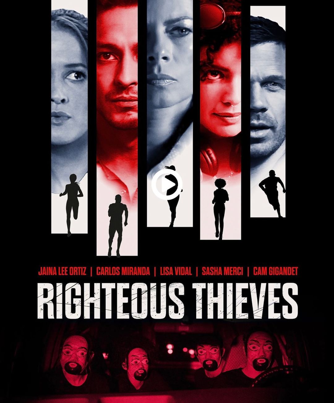 La portada de la nueva película de Rodríguez, “Righteous Thieves”.
