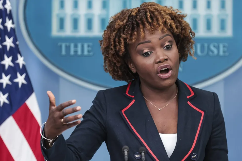 Karine Jean-Pierre 5 La Casa Blanca afirmó este lunes que Estados Unidos vive