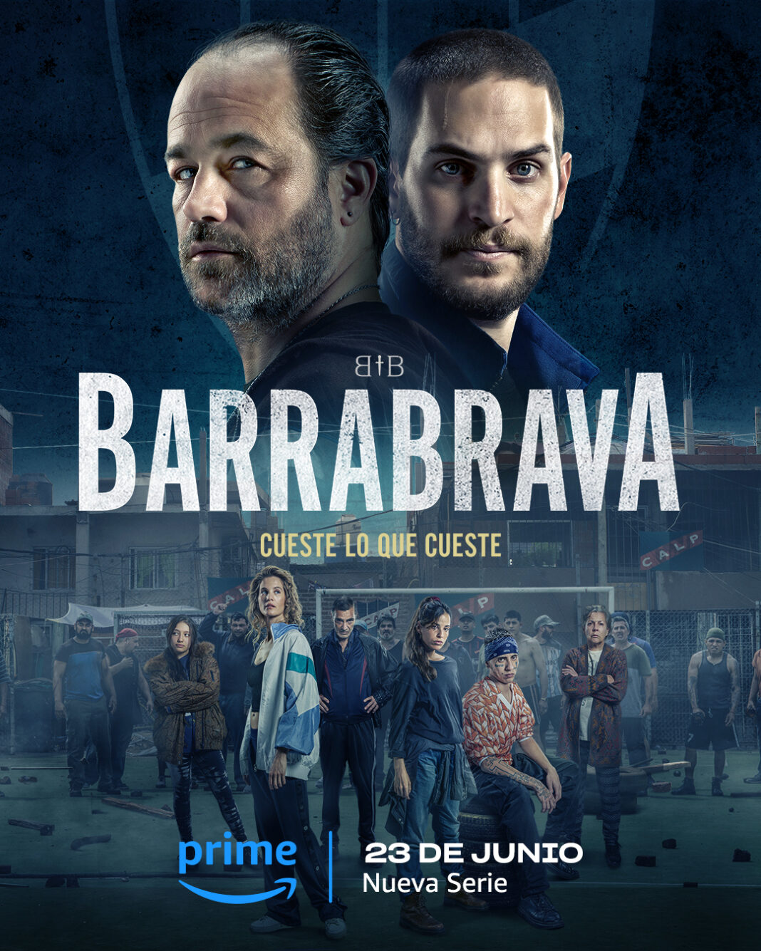 La portada de la nueva serie de Prime Video, “Barrabrava”.