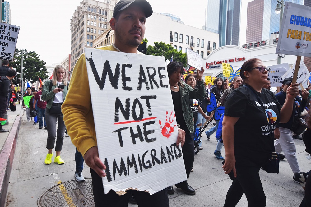 Marcha en Los Ángeles.