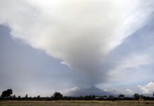 actividad del volcán Popocatépetl