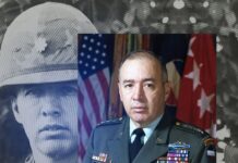 homenaje al general Richard E. Cavazos