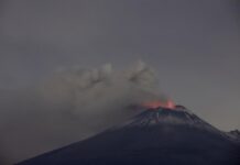 volcán Popocatépetl
