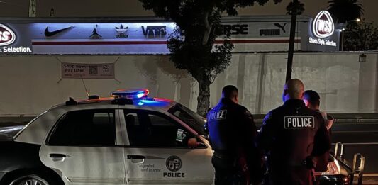 Agentes del Departamento de la Policía de Los Ángeles