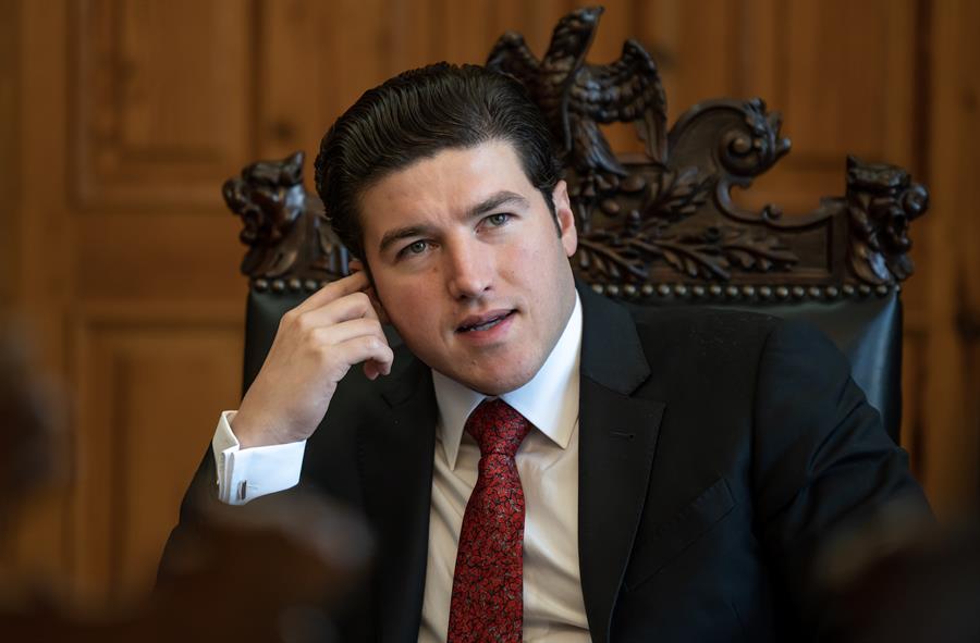 El Gobernador del estado de Nuevo León, Samuel García El Gobernador del estado de Nuevo León, Samuel García