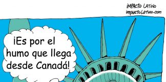 Humo de Canadá