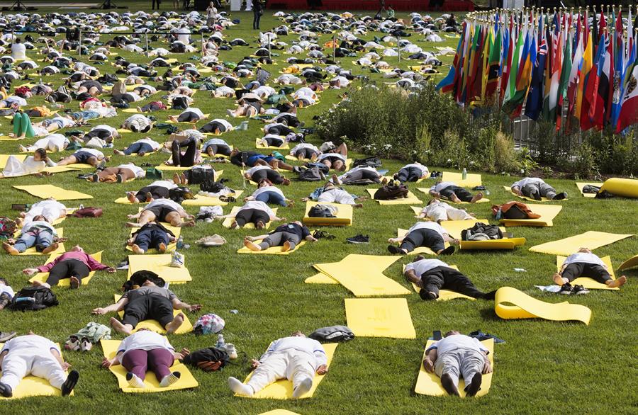 Narendra Modi, en el d&iacute;a del yoga (4)