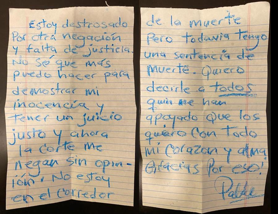 Pablo Ibar, que cumple cadena perpetua por un triple crimen cometido en 1994, se siente destrozado tras el &uacute;ltimo fallo en su contra