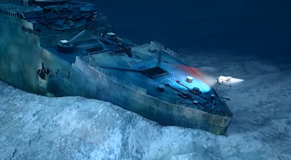 Submarino con el Titanic Un submarino que llevaba a cinco turistas a ver los restos del Titanic ha desaparecido en las aguas del Atlántico, dijo al diario británico The Guardian un portavoz de la Guardia Costera de Boston, Massachusetts.