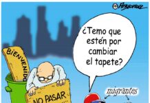 ¿Temo que estén por cambiar el tapete? caricatura4