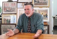 Caricaturista de juzgados, un arte herido de muerte en EE.UU. caricaturista Bill Hennessy (3)