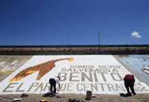 Una jirafa maltratada despierta indignación en la frontera norte de México